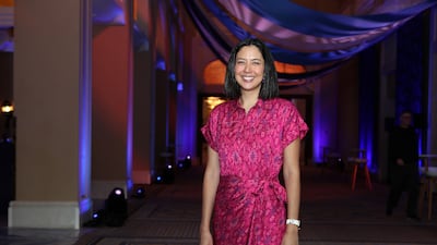 Monica Long, president of Ripple, said countries such as the UAE, Saudi Arabia, the UK and Singapore have the 'leadership' for setting clear rules for the cryptocurrency industry. Pawan Singh / The National