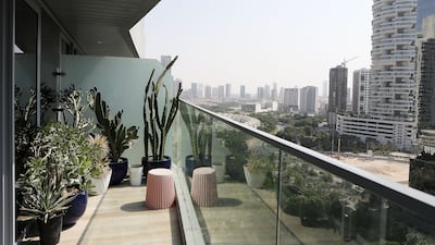 View from the balcony. Pawan Singh / The National