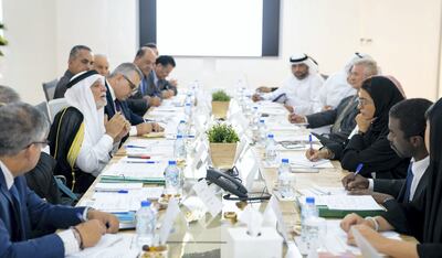 Al Nuri Mosque and Al Hadaba Minaret reconstruction steering committee holds its first meeting in Abu Dhabi on Thursday.
