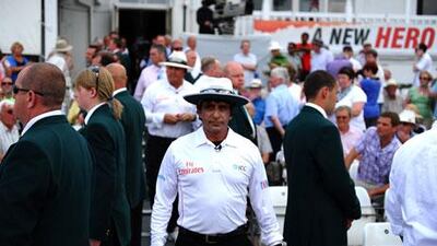 Asad Rauf was one of two umpires – Billy Bowden being the other one – to be replaced in the elite panel. Laurence Griffiths / Getty Images