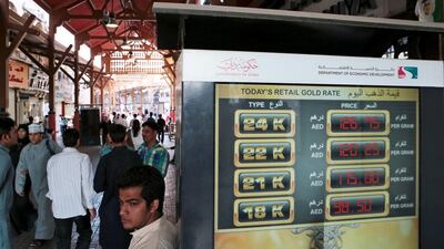 The Gold Souk in Deira. New standards could see Islamic traders channel money into products such as gold exchange traded funds and gold savings. Christopher Pike / The National