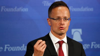Hungarian Foreign Affairs and Trade Minister Peter Szijjarto says the country is recalling its ambassador to the Netherlands and suspending high-level diplomatic ties in response to critical remarks by the Dutch ambassador about Hungary