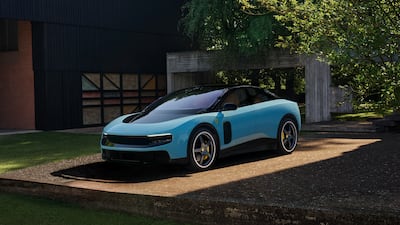 Ferrari's new fully electric car, Luce. AFP