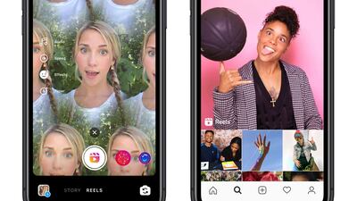 Instagram Reels first launched in August 2020 and has been described as the social media platform's rival for TikTok. Photo: Instagram