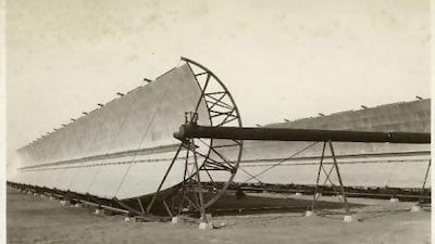 Frank Shuman's Power Plant, Cairo 1913.