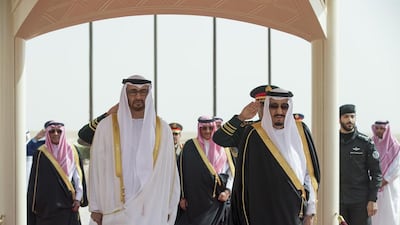 While the two leaders have met in the past, this meeting was especially important because King Salman only ascended to the throne last month, said Mustafa Alani, the director of security and defence studies at the Geneva-based Gulf Research Centre. Mohamed Al Hammadi / Crown Prince Court - Abu Dhabi )