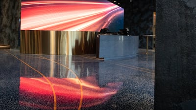 The interiors of Cinemacity Downtown Dubai have been designed by Hong Kong design firm and features sleek lines and a modern layout