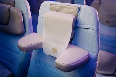 The U-Dream Headrest will be installed across much of the airline's fleet, especially on long-haul routes. Photo: Emirates