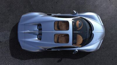 The new feature comprises two fixed laminated-glass panels in the roof above the driver's and passenger's seats. Bugatti Automobiles SAS