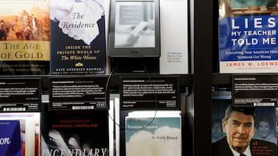 Kindles may have many advantages, but can they ever replace the joy of a real book? EPA