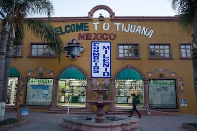 Pharmacy in Tijuana. Guillermo Arias/Bloomberg