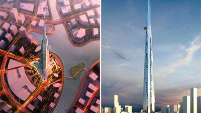 Work on the 1 kilometre tall tower, which has been valued at 4.6 billion Saudi riyals, officially started on April 1. Courtesy photo