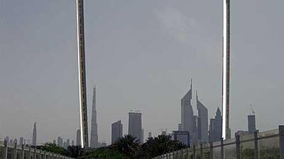 Artists impression of a prospective project called the Dubai Frame, which will be based in Za’abeel Park, Dubai.