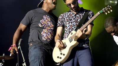 Amir Amor, right, of Rudimental. Rex Features via AP Images