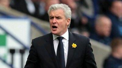 Hughes during QPR’s defeat at Bolton on Saturday.