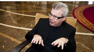 The American architect Daniel Libeskind, 64, will design the HCT Innovation City in Abu Dhabi. He is known for structures that 'defy gravity' and are 'dramatic, daring, provocative'. An editor with an architecture journal calls him 'one of the most famous architects in the world'. Andrew Henderson / The National