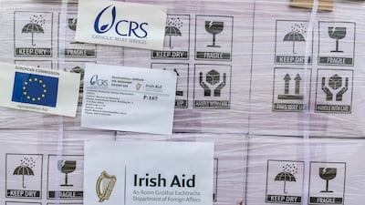 The supplies come from UN partners