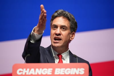 Ed Miliband, the UK's Foreign Secretary. Getty Images
