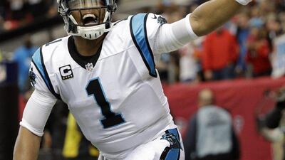 Carolina Panthers quarterback Cam Newton's spectacular season has earned him The Associated Press NFL Offensive Player of the Year award. (AP Photo/David Goldman, File)