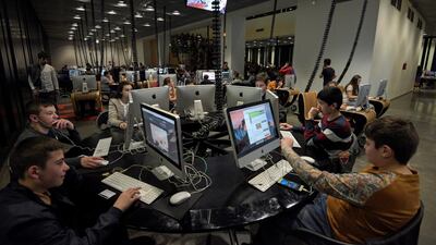 The Tumo Centre for Creative Technologies in Yerevan, designed by Lebanese architect Bernard Khoury. AFP