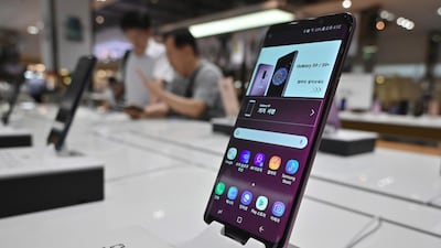 Global sales of smartphones to end users will be around 1.5 billion units by the end of 2019. AFP