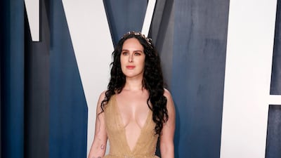 Rumer Willis at the Vanity Fair Oscar party in Beverly Hills. Reuters