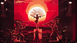 The acrobatic performances start at 10.30pm. Photo: The Theatre Dubai
