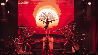 The acrobatic performances start at 10.30pm. Photo: The Theatre Dubai