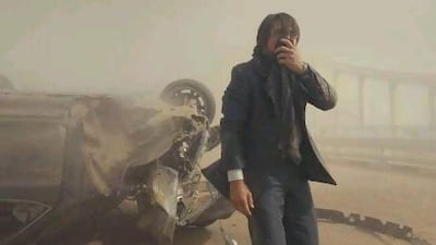 Tom Cruise in Mission: Impossible - Ghost Protocol.