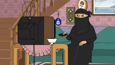 #1 Happy Family USA is co-created by Ramy Youssef and Pam Brady. Photo: A24