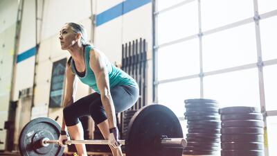 Strength training can enhance muscle strength, bone density, motor control and co-ordination, all crucial as women enter the autumn of their lives. Getty Images