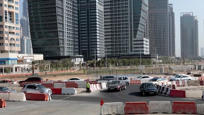 JA, from the UK, has been working in Dubai Arch in cluster G for three years. He blamed the gridlock on the redevelopment of the road system. Jeffrey E Biteng / The National