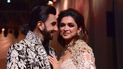 A-list celebrities attended the fashion show to see the Bollywood power couple make their catwalk debut together.