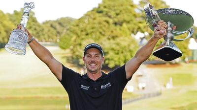 Henrik Stenson became the first European to win both the FedEx Cup and The Tour Championship. Tannen Maury / EPA
