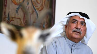 Saudi foreign minister, Ibrahim al Assaf, at his residence in the Saudi capital Riyadh, on December 28, 2018. AFP