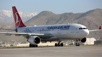 Turkish Airlines plans to double its fleet size to 810 aircraft in 10 years, its chairman Ahmet Bolat said. EPA