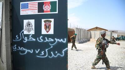 The US plans to withdraw from Afghanistan on the 20th anniversary of 9/11. EPA