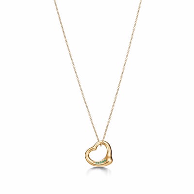 Tiffany & Co Open Heart necklace now remade especially for Saudi Arabia. Photo: Tiffany & Co