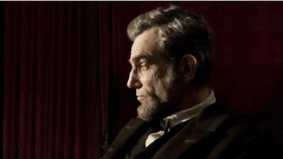 Daniel Day-Lewis portrays Abraham Lincoln in the Steven Spielberg film, ‘Lincoln’.