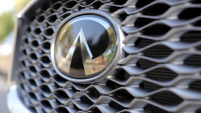 The Infiniti isn’t a bargain-basement special, as the entry-level QX55 Luxe is priced at Dh195,000.