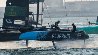New Zealand are on top of the leaderboard after the opening round of the SailGP season.
