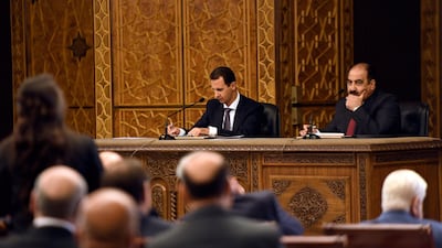 Syrian President Bashar Al Assad has said that those wanting amnesty must hand themselves in within four months if they are in still in the country. EPA/Sana, HO