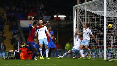 Marouane Chamakh scored the winner for Crystal Palace on Tuesday night. Eddie Keogh / Reuters