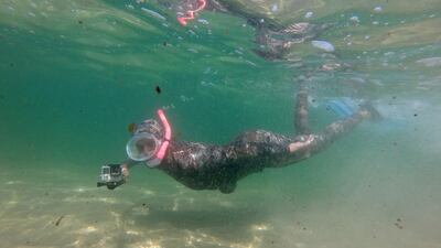 Photographer Mohammed Asad documents Palestinian spear-fishermen diving underwater in the Mediterranean Sea off the coast of the southern Gaza Strip. Reuters