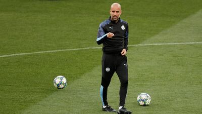 Manchester City manager Pep Guardiola. Reuters