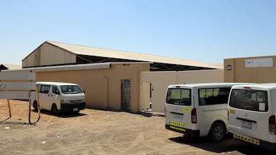 Khalifa Al Ketbi's property in Mussaffah industrial area. Satish Kumar for The National