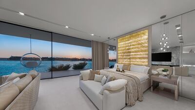 One of the five luxurious bedroom suites. Courtesy Luxhabitat Sotheby's International Realty