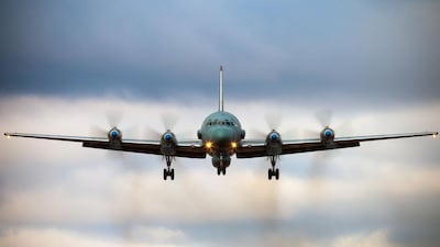 An Il-20 aircraft similar to the plane shot down. AFP