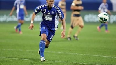 Takayuki Morimoto arrived at Al Nasr from Serie A club Catania in January. Pawan Singh / The National