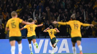 Visa is one of the big names sponsoring this summer's World Cup, which comes at a time of booming interest in women's football. EPA